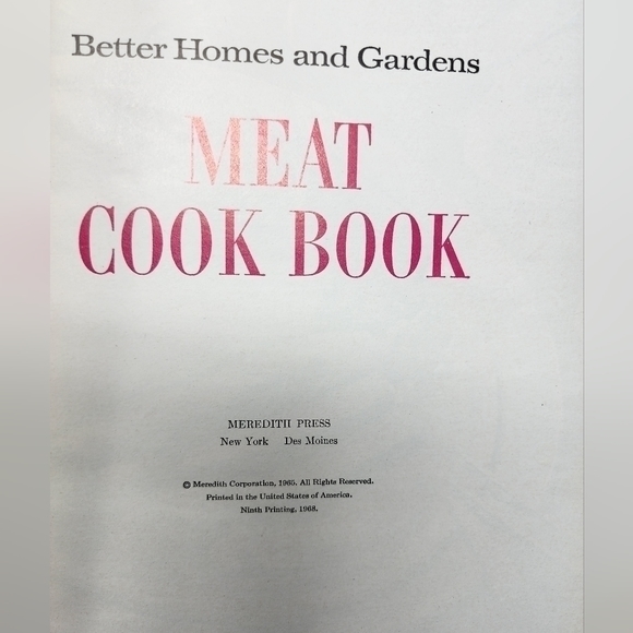 Vintage 50's 60's Better Homes and Gardens Set Of Three Cook Books - Picture 3 of 10